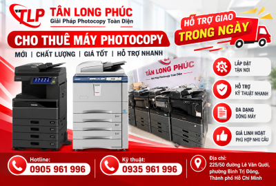 Cho thuê máy photocopy giá rẻ tại HCM, máy tốt, hỗ trợ tận nơi